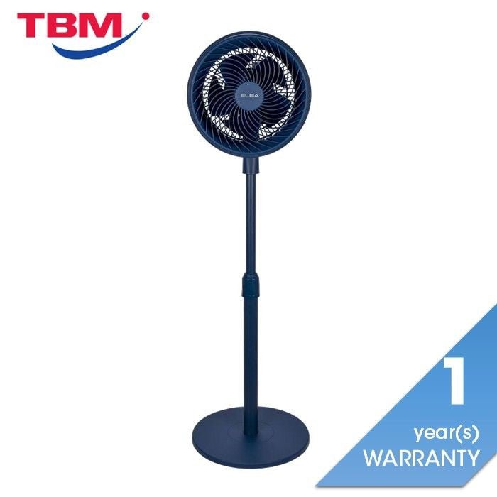 Elba ESF - R0803(BL) Stand Fan 8" 5 Blades Blue | TBM Online