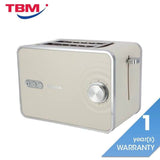 Elba ET - S2789(BG) Toaster 800W 2 Slide Beige | TBM Online