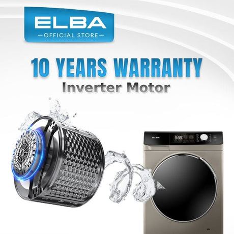 Elba EWDC - J1061IN(GD) Front Load Washer 10.0kg Dryer 6.0kg Inverter Motor | TBM Online