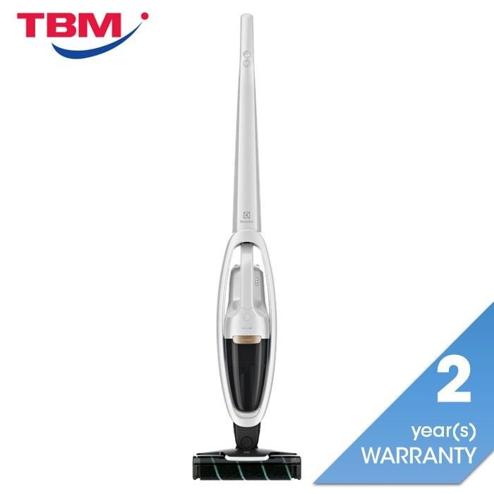 [CLEARANCE][Display Set] Electrolux WQ71 - 2BSWF Handhelp Cordless Stick Vacuum Cleaner 21.6V With LED Light Satin White | TBM Online