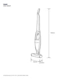[CLEARANCE][Display Set] Electrolux WQ71 - 2BSWF Handhelp Cordless Stick Vacuum Cleaner 21.6V With LED Light Satin White | TBM Online
