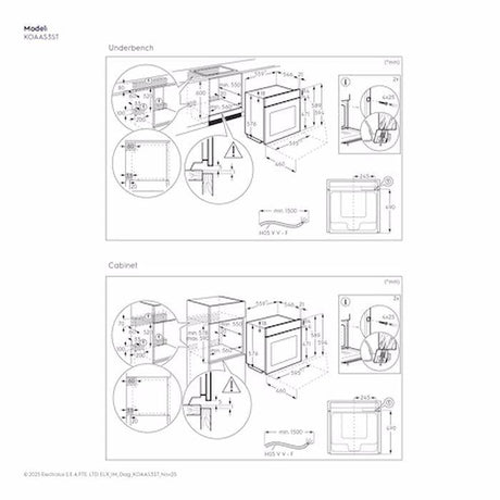Electrolux KOAAS3ST 60cm 900 Series ProAssist SteamPro Built-In Single Steam Oven With 70L Capacity | TBM Online
