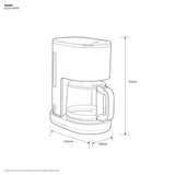 Electrolux E2CM1 - 200W Coffee Maker White | TBM Online