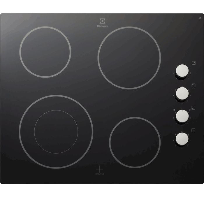 Electrolux EHEC65BS Built - In Ceramic Hob 4 Cooking Zones | TBM Online