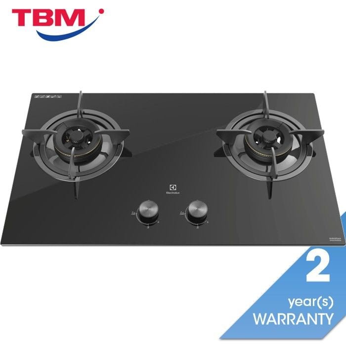 Electrolux EHG7230BE Gas Hob 2 Burners With Safety Flame Device 78cm | TBM Online