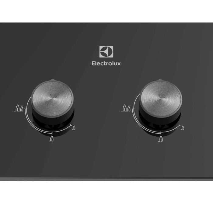 Electrolux EHG7230BE Gas Hob 2 Burners With Safety Flame Device 78cm | TBM Online