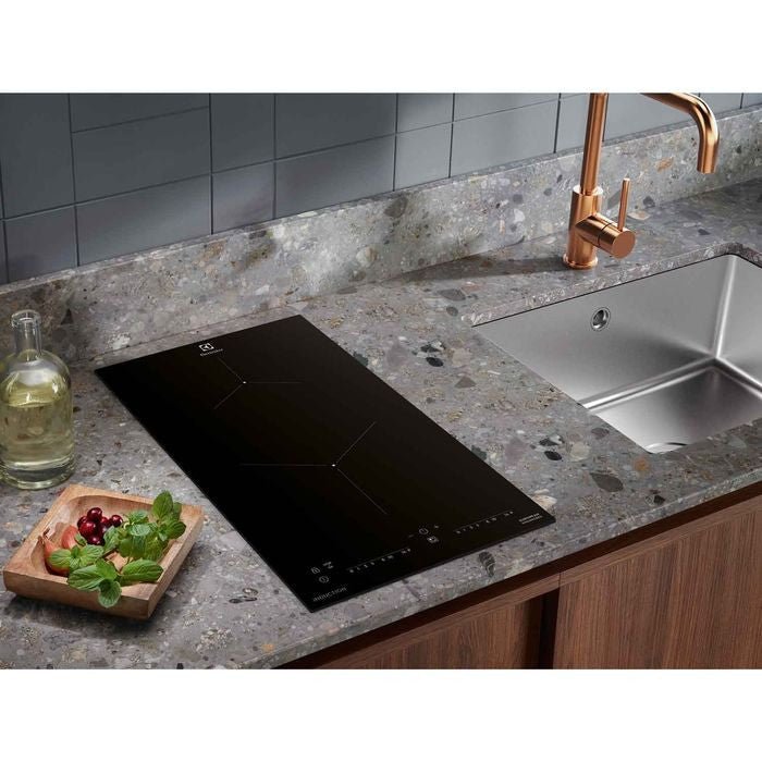 Electrolux EHI325CA Built - In Induction Hob 2 Zone Touch Control Panel Ceramic Glass 30CM Black | TBM Online