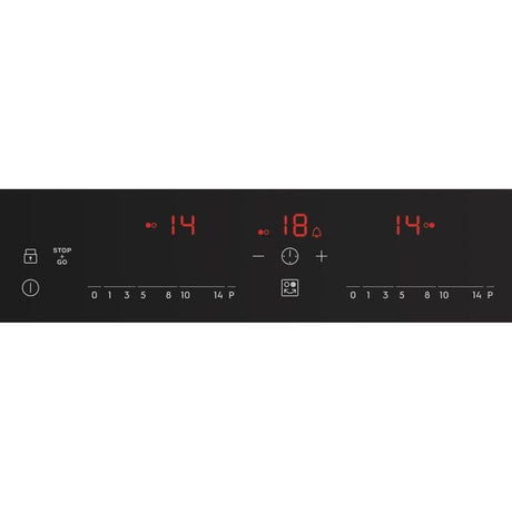 Electrolux EHI7260BB Built - In Induction Hob 70CM 2 Zone Touch Control Panel Ceramic Glass Black | TBM Online
