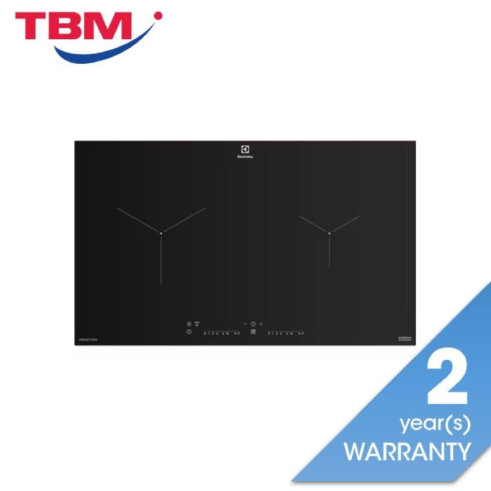 Electrolux EHI7260BB Built - In Induction Hob 70CM 2 Zone Touch Control Panel Ceramic Glass Black | TBM Online