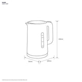 Electrolux E2EK1 - 100W Jug Kettle 1.7L Concealed Heating Element | TBM Online