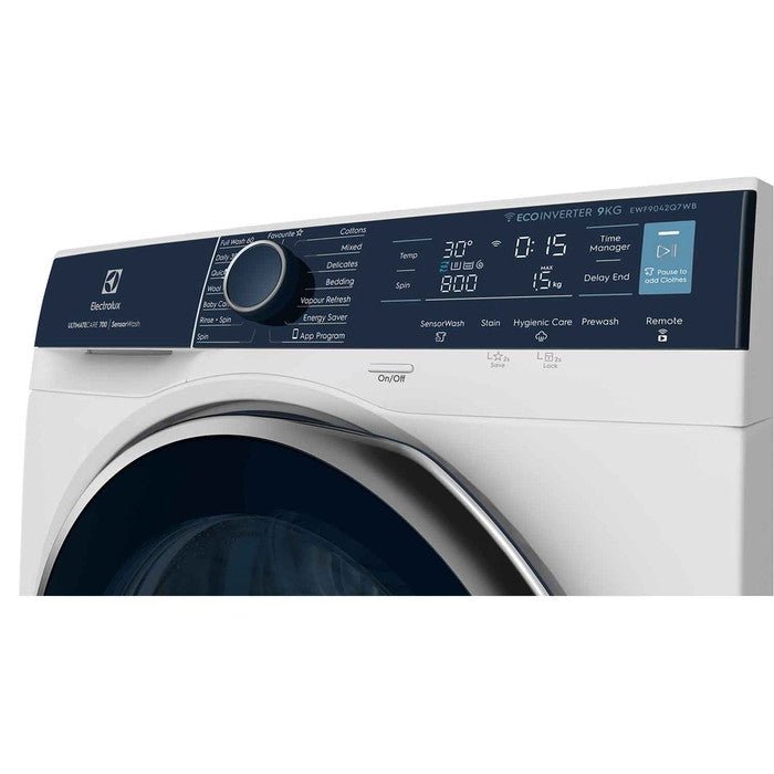 Electrolux EWF9042Q7WB Front Load Washer Eco Inverter 9.0kg | TBM Online