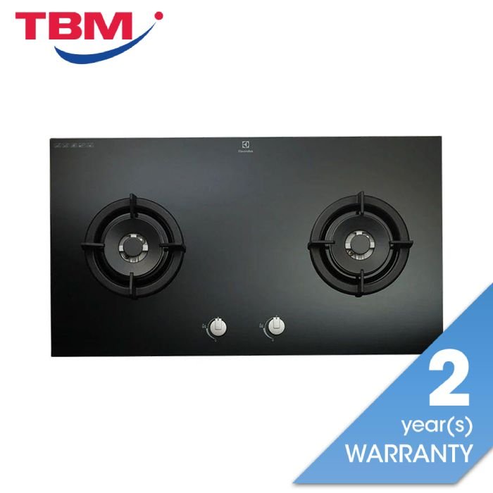 [CLEARANCE][DISPLAY SET][MINOR SCRATCHES]Electrolux EGT9627CK Gas Hob 2 Burner Cast Iron S.Valve | TBM Online