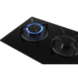 Electrolux EHG3241BC Domino Hob 2 Burners Glass With Cast Iron Trivet | TBM Online