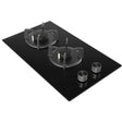 Electrolux EHG3241BC Domino Hob 2 Burners Glass With Cast Iron Trivet | TBM Online