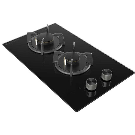 Electrolux EHG3241BC Domino Hob 2 Burners Glass With Cast Iron Trivet | TBM Online