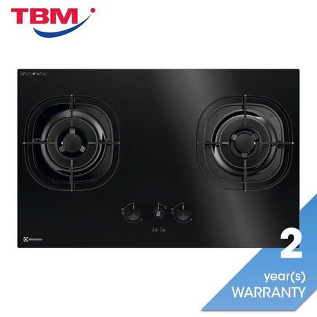 Electrolux EHG8235BF 2 Burners Built-In Gas Hob With 2 Cooking Zones 500 Series | TBM Online