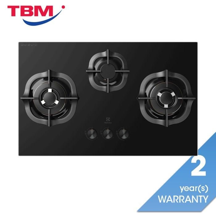 Electrolux EHG8321BC Built - In Gas Hob 80CM 3 Burner | TBM Online