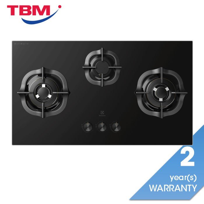 Electrolux EHG9331BC Built - In Gas Hob 90CM 3 Burner | TBM Online