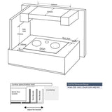 Electrolux EHG9331BC Built - In Gas Hob 90CM 3 Burner | TBM Online
