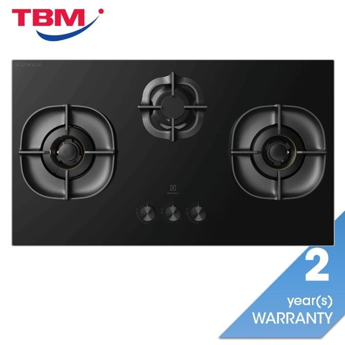 Electrolux EHG9350BC Built - In Gas Hob 3 Burner 90cm | TBM Online
