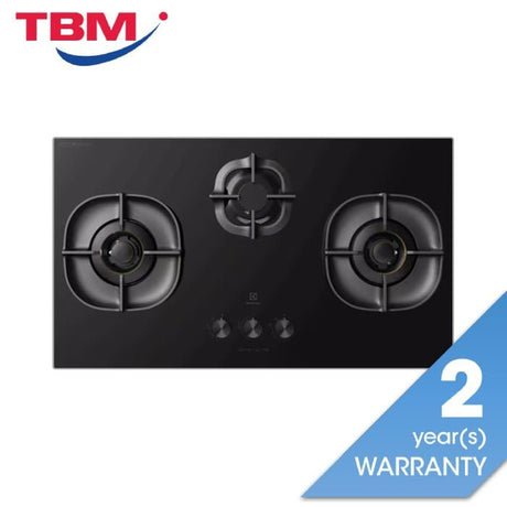 Electrolux EHG9351BC Built - In Gas Hob 90CM 3 Burner | TBM Online