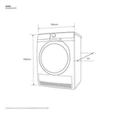 Electrolux EDH803J5WCR 8kg UltimateCare 500 Heat Pump Dryer | TBM Online