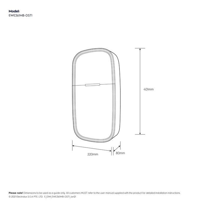 Electrolux EWE 361MB - DST1 Home Shower Rain Shower DC Pump Metallic | TBM Online