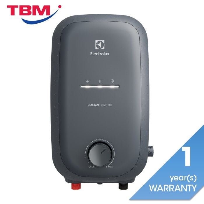 Electrolux EWE361QB - G7 Electric Instant Water Heater 3.6KW Comfort Flow Tank DC Pump With Rainshower Dark Grey | TBM Online