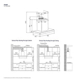 Electrolux ECT9644KB 90cm 600 Chimney Extractor Hood | TBM Online