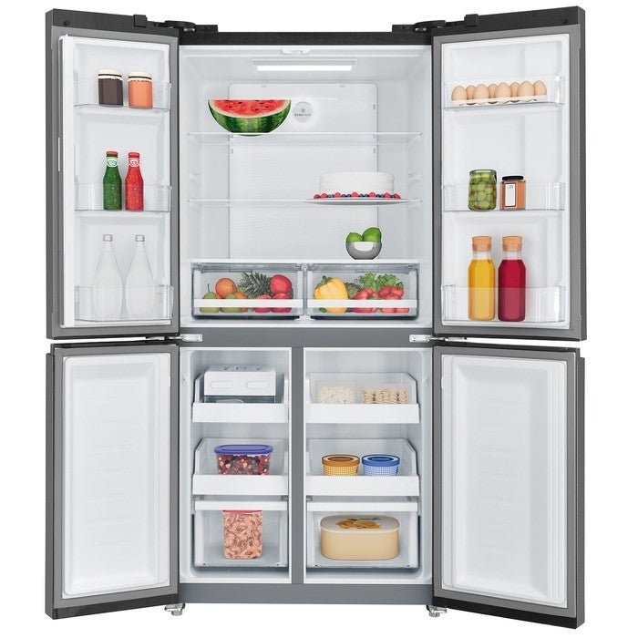 Electrolux EQE4900A-B 4 Doors Fridge French Door 496L Inverter Glossy Dark Steel | TBM Online