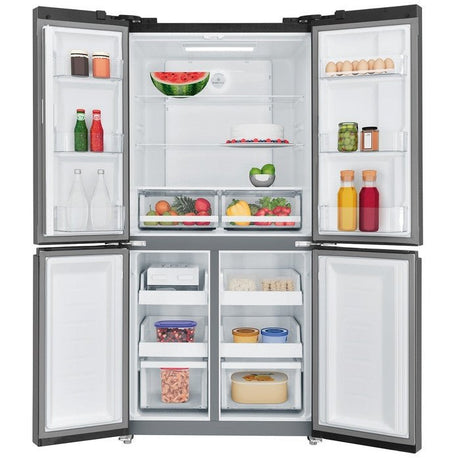Electrolux EQE4900A-B 4 Doors Fridge French Door 496L Inverter Glossy Dark Steel | TBM Online