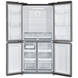 Electrolux EQE4900A-B 4 Doors Fridge French Door 496L Inverter Glossy Dark Steel | TBM Online