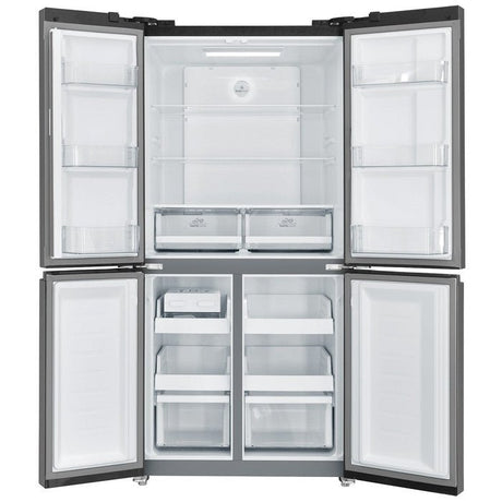 Electrolux EQE4900A-B 4 Doors Fridge French Door 496L Inverter Glossy Dark Steel | TBM Online