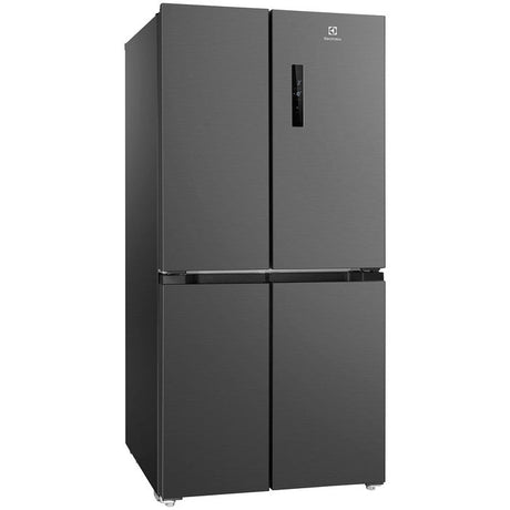 Electrolux EQE4900A-B 4 Doors Fridge French Door 496L Inverter Glossy Dark Steel | TBM Online