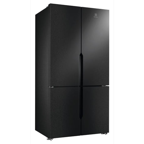 Electrolux EQE5700C - B 4 Doors Fridge G634L AI CoolAssist Matt Black | TBM Online