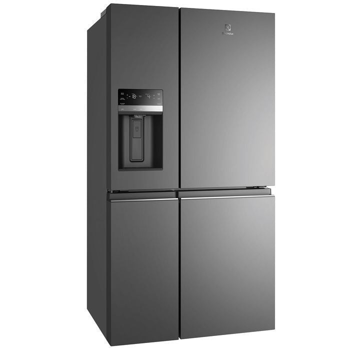 Electrolux EQE6879A - B 4 Doors Fridge G680L Inverter Ice & Water Dispenser | TBM Online