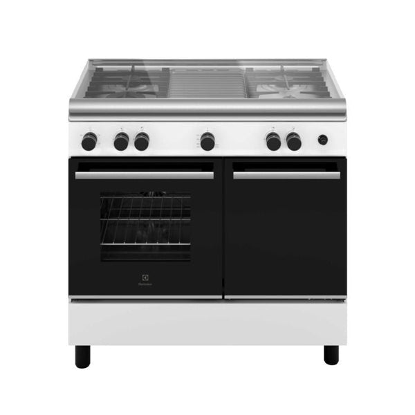 Electrolux ECG940W Freestanding Cooker With Gas Hob 90cm and 62L Gas Oven | TBM Online