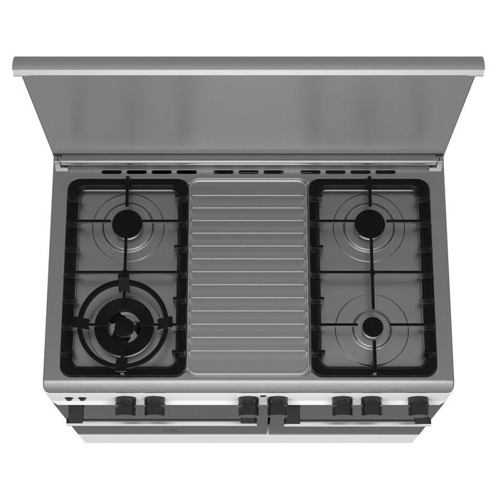 Electrolux ECG942W Freestanding Cooker With Gas Hob 90cm and 62L Electric Oven | TBM Online