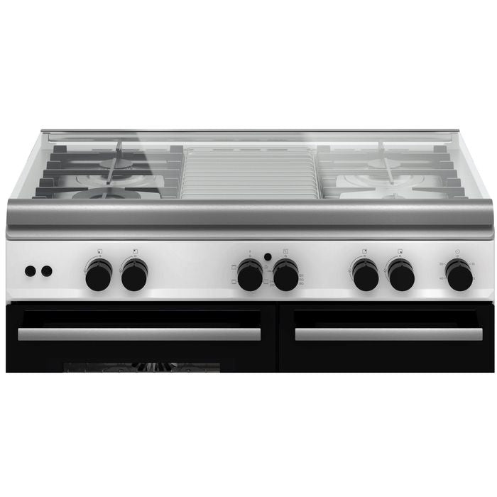 Electrolux ECG942W Freestanding Cooker With Gas Hob 90cm and 62L Electric Oven | TBM Online