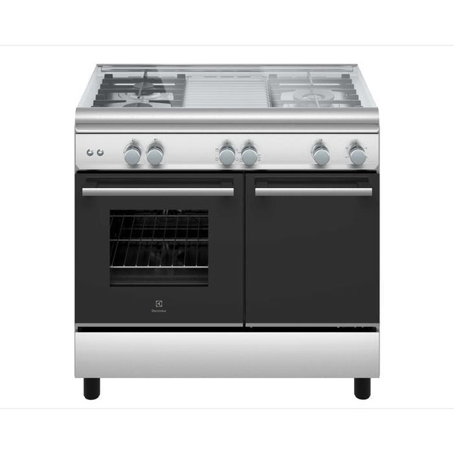 Electrolux ECM932X Freestanding Cooker With Gas Hob 90cm and Electric Oven 62L | TBM Online