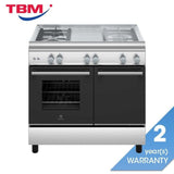 Electrolux ECM932X Freestanding Cooker With Gas Hob 90cm and Electric Oven 62L | TBM Online