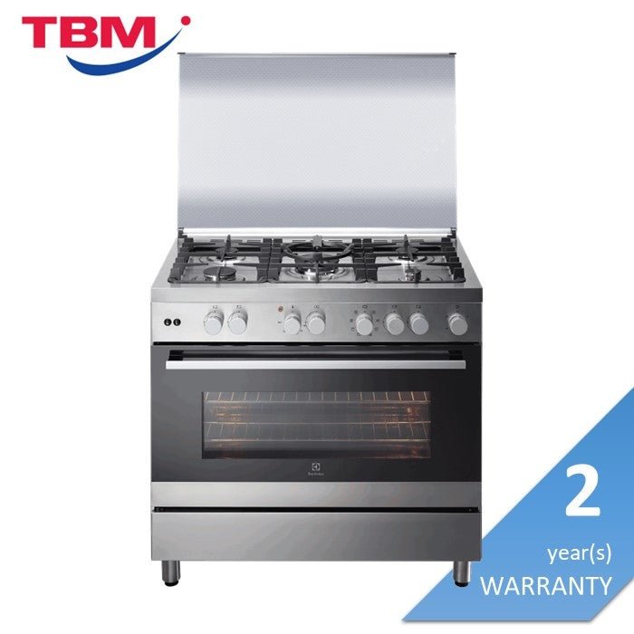Electrolux EKM9689X Freestanding Gas Cooker Electric Oven 130.0L | TBM Online