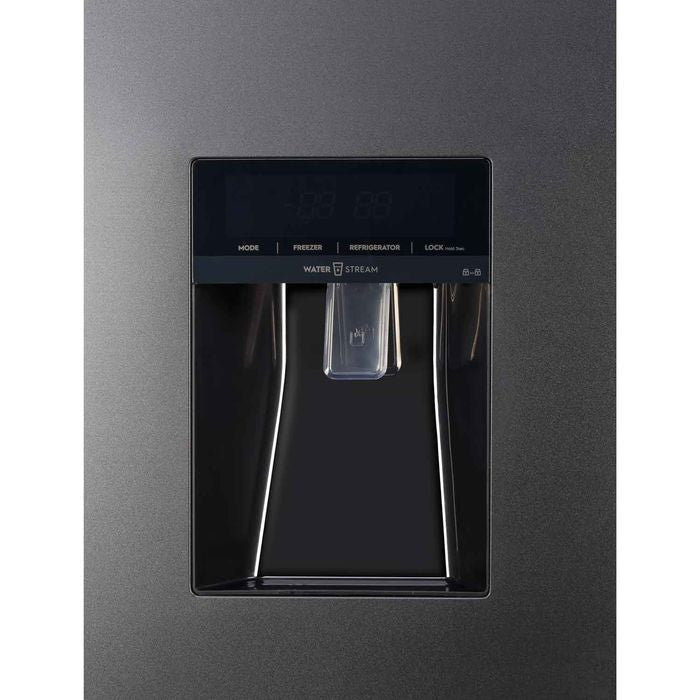 Electrolux ESE 6645A - BMY Side - By - Side Fridge Inverter Black Glass G646L | TBM Online