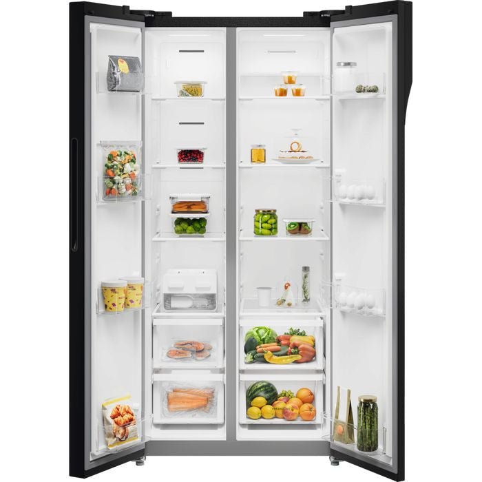 Electrolux ESE6200B - B Side By Side Fridge 700 Series 624L Matt Black | TBM Online