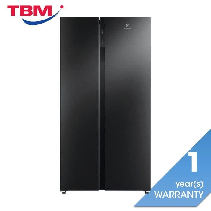 Electrolux ESE6200B - B Side By Side Fridge 700 Series 624L Matt Black | TBM Online