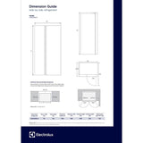 Electrolux ESE6200B - B Side By Side Fridge 700 Series 624L Matt Black | TBM Online
