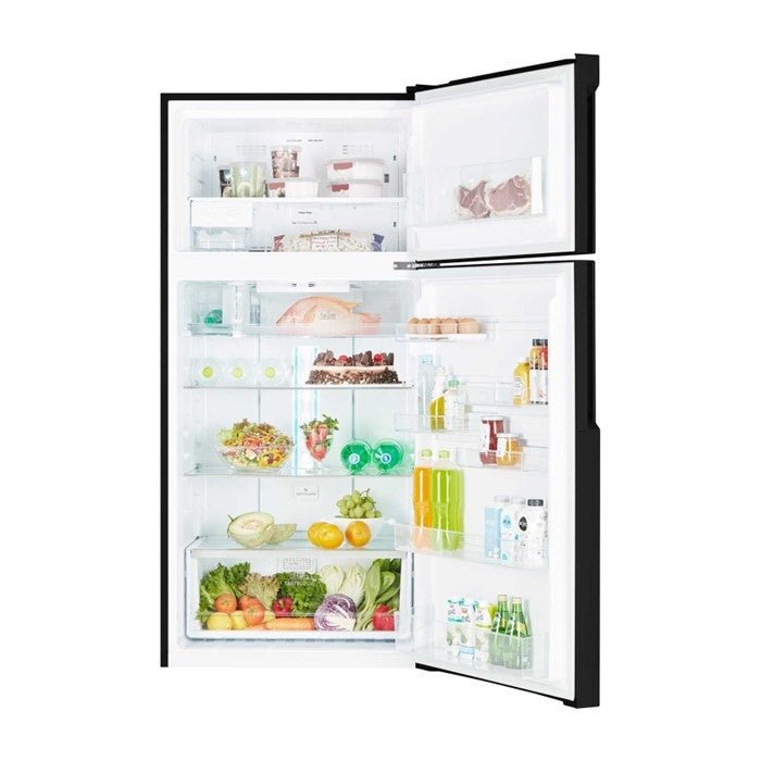 Electrolux ETB 5400B - H 2 Doors Fridge Inverter Top Mount High Gloss G536L Black | TBM Online