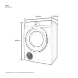 Electrolux EDV904H3WC Venting Dryer Ultimatecare 300 9.0kg | TBM Online