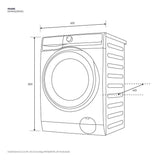 Electrolux EWW1023P5WC Front Load Washer 10kg Dryer 7kg Dual Timer | TBM Online