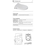 JoyLife JTS-001-D Manual Bidet D Shape